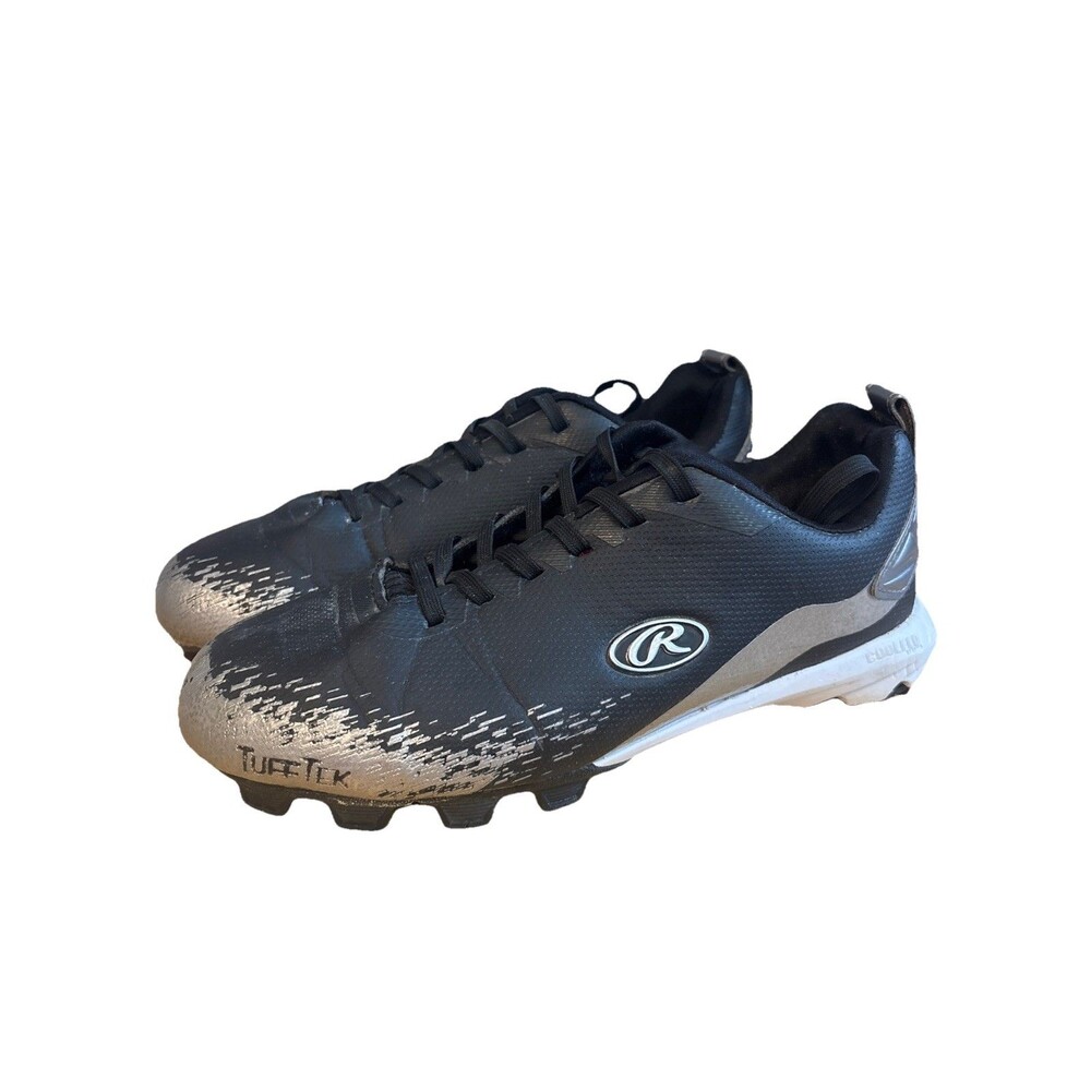 Rawlings  Ripsaw Youth 5 Baseball Cleat Black /silver